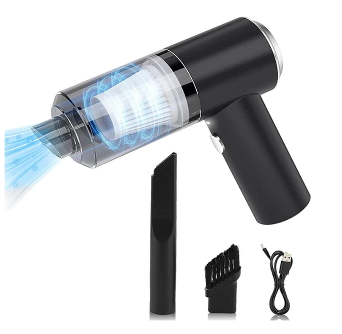 مكنسة كهربائية محمولة للمنزل والسيارة