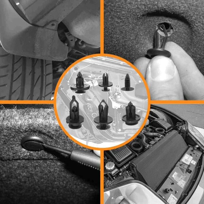 Assortiment de Clips de retenue de voiture, 100 PCS T