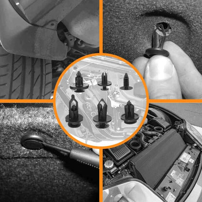 Assortiment de Clips de retenue de voiture, 100 PCS T