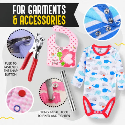 مكينة أزرار الخياطة المعدنية