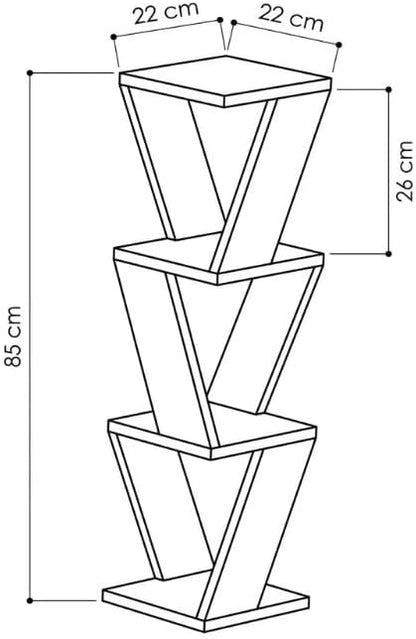 Zena - Blanc & Noyer | Qamiria Decor