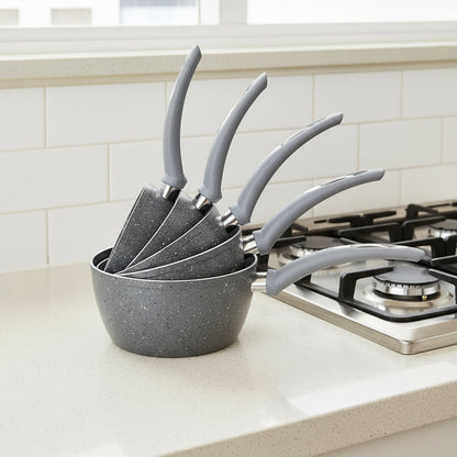 Ensemble de casseroles effet pierre