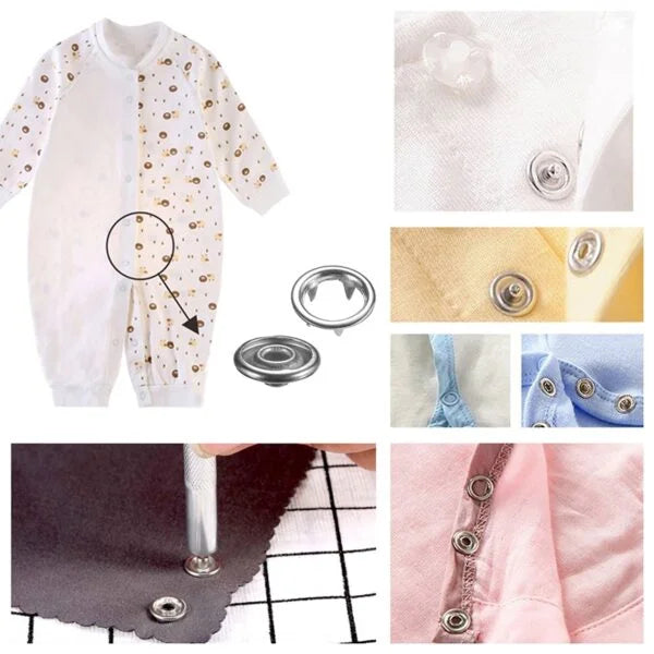 مكينة أزرار الخياطة المعدنية