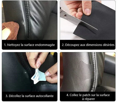 PATCH EN CUIR AUTO-ADHÉSIF (50X70CM)