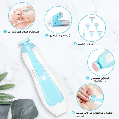 Lime à ongles électrique sûre et efficace pour enfants pour des ongles propres et lisses