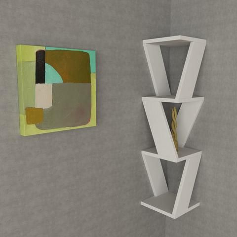 Zena - Blanc & Noyer | Qamiria Decor