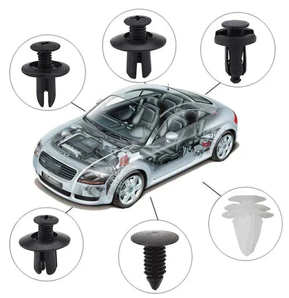 Assortiment de Clips de retenue de voiture, 100 PCS T
