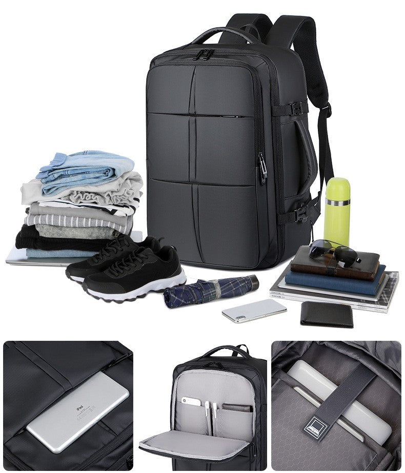 Sac à Dos de Voyage Extensible – Grande Capacité et Format Cabine