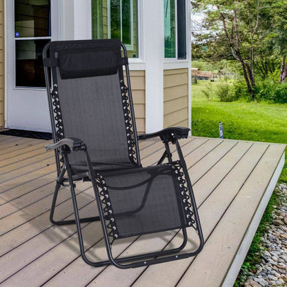 Chaise de Jardin Inclinable à Gravité Zéro – Confort Ergonomique Extérieur